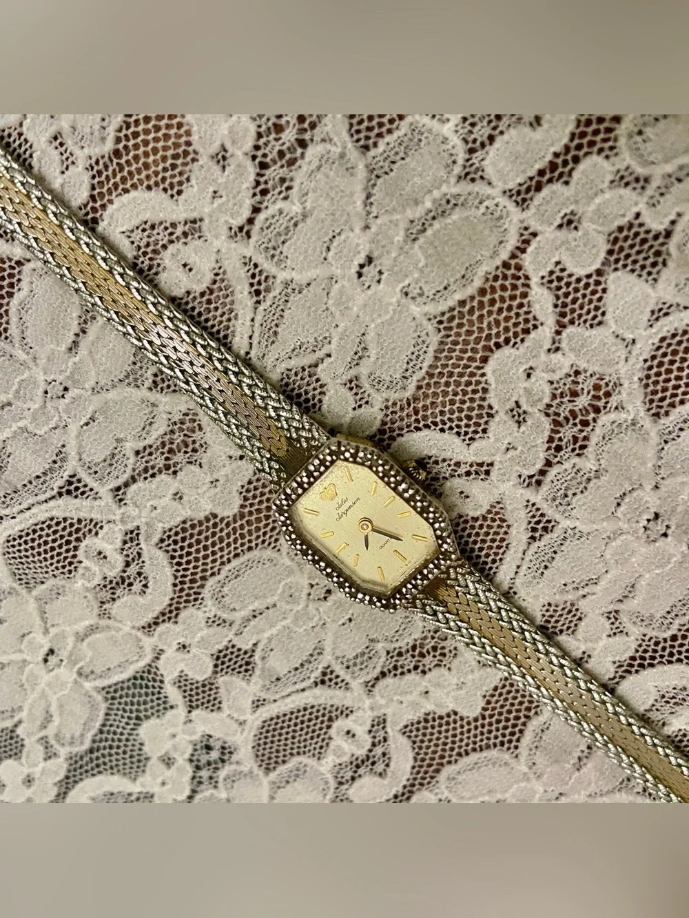 Jules Jurgensen Swiss Made, Silver-Gold Quartz Ladies Watch 6926